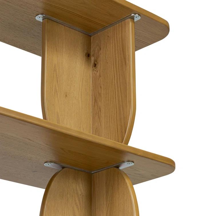 Poly & Bark Padua 62" Wood Bookshelf