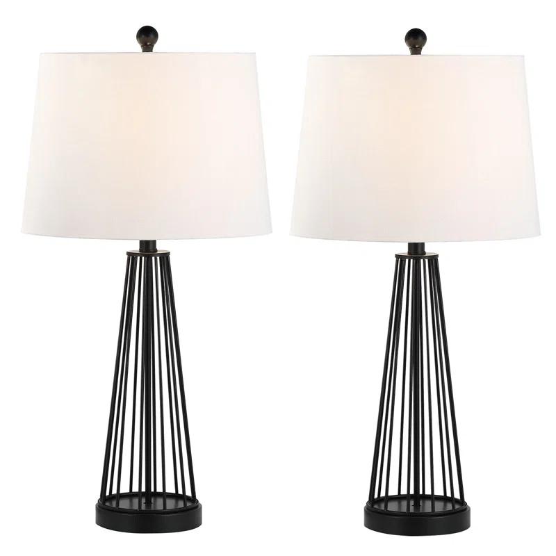 Everly Quinn Donnybrook Metal Table Lamp (Set of 2)