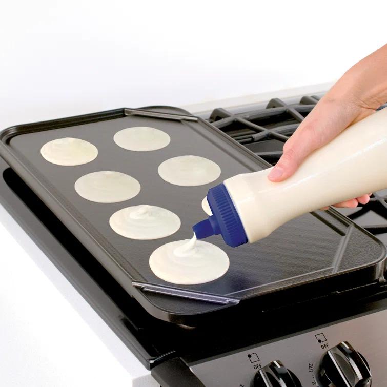 Tovolo Easy-Flow Pancake Pen 2.0 With Removable Cap, 3- Cup Capacity Pancake Batter Dispenser, Easy-Squeeze Batter Bottle With Mess-Free Valve For Pancake Art & Reviews | Wayfair