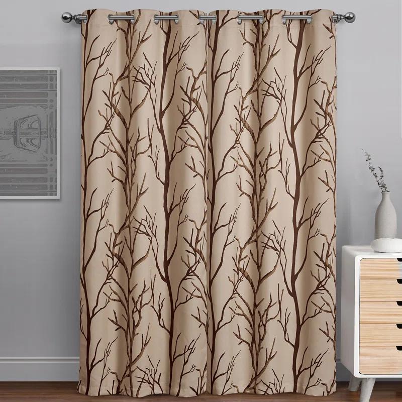 VCNY Kingdom Branch Blackout Curtain Panel