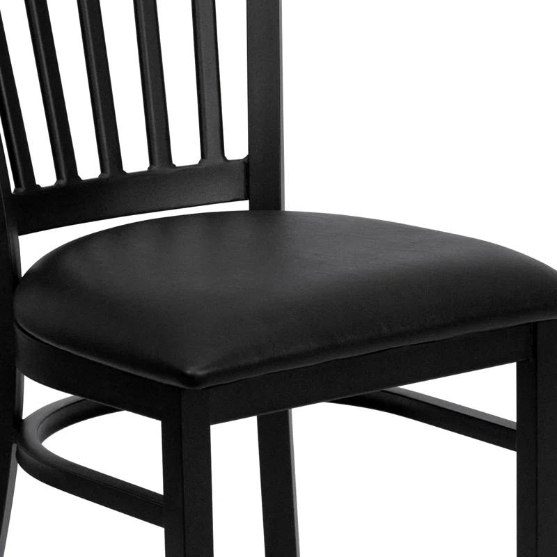 Hercules Prompton Modern Vertical Back Metal Restaurant Chairs by Flash Furniture (Set of 2)
