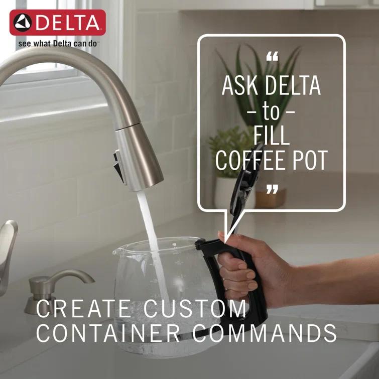Delta 9113TL-BL-DST Essa Touch2O Kitchen Sink Faucet with Touchless Technology