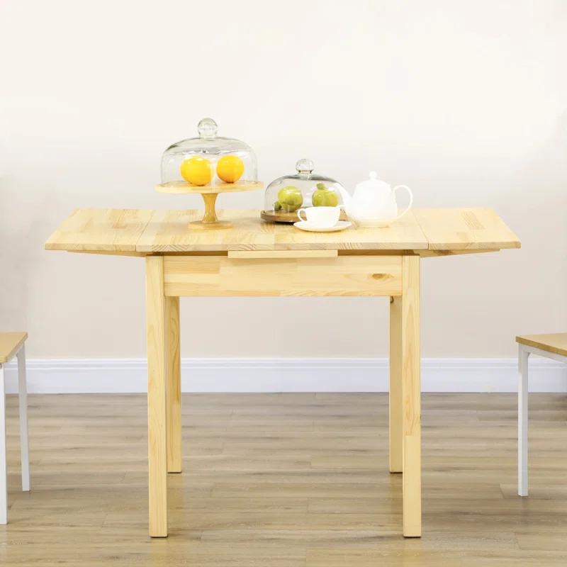 Wrought Studio™ Embri Extendable Pine Dining Table