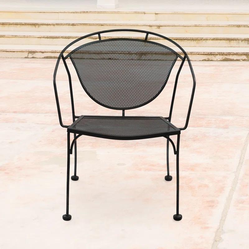 Amerivend Works Stacking Patio Dining Armchair & Reviews | Wayfair