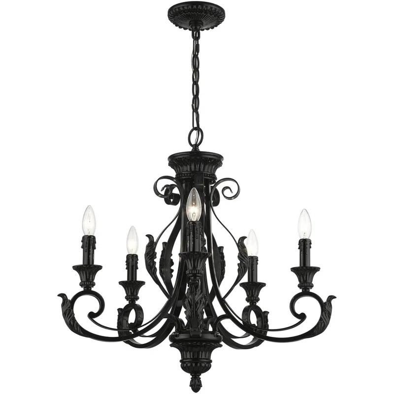 Bloomsbury Market Amillia 5 - Light Dimmable Classic / Traditional Chandelier