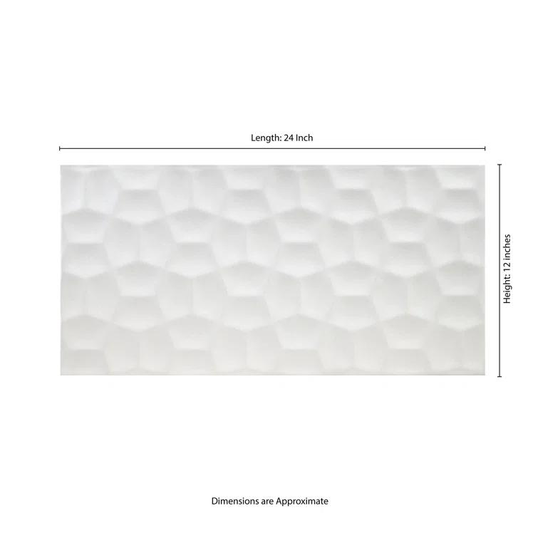 Ackland Ahri 12 in. x 24 in. Matte Ceramic Marble Look Wall Tile