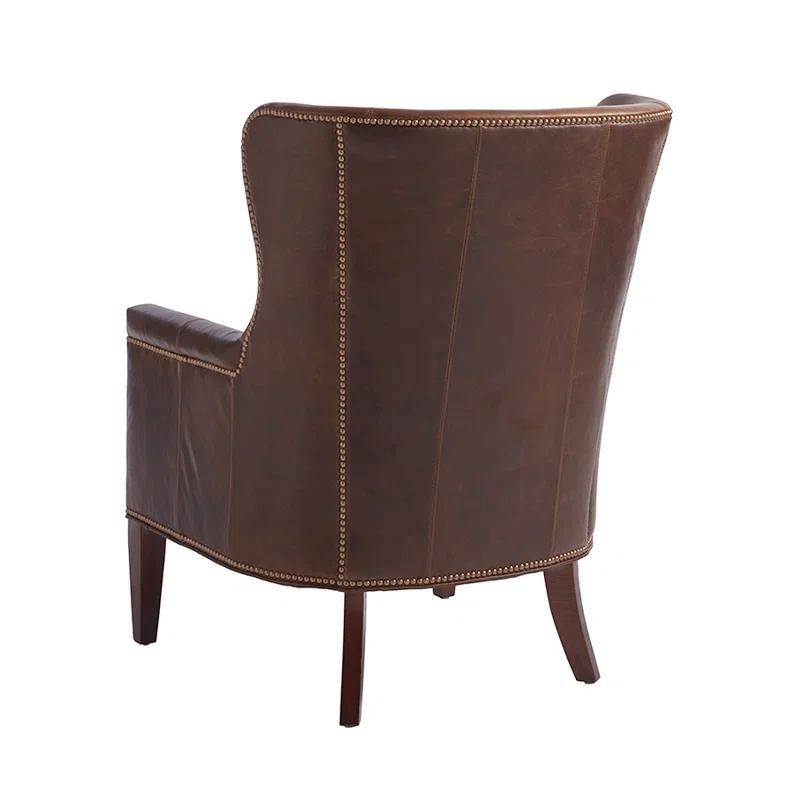 Barclay Butera Barclay Butera Upholstery Leather Wingback Chair