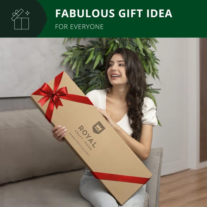 Royal Craft Wood Freestanding Bath Caddy