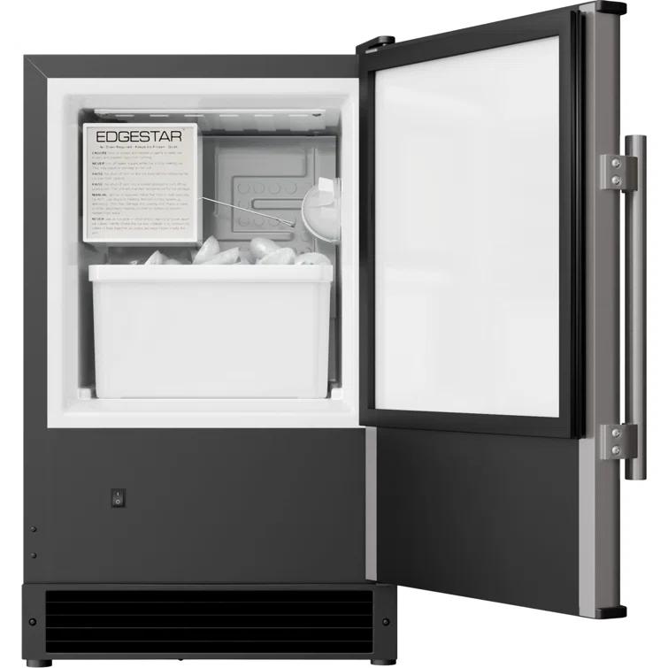 EdgeStar 15 Inch Wide 12 Lbs. Capacity Built-In Ice Maker with 15 Lbs. Daily Ice Production | Wayfair