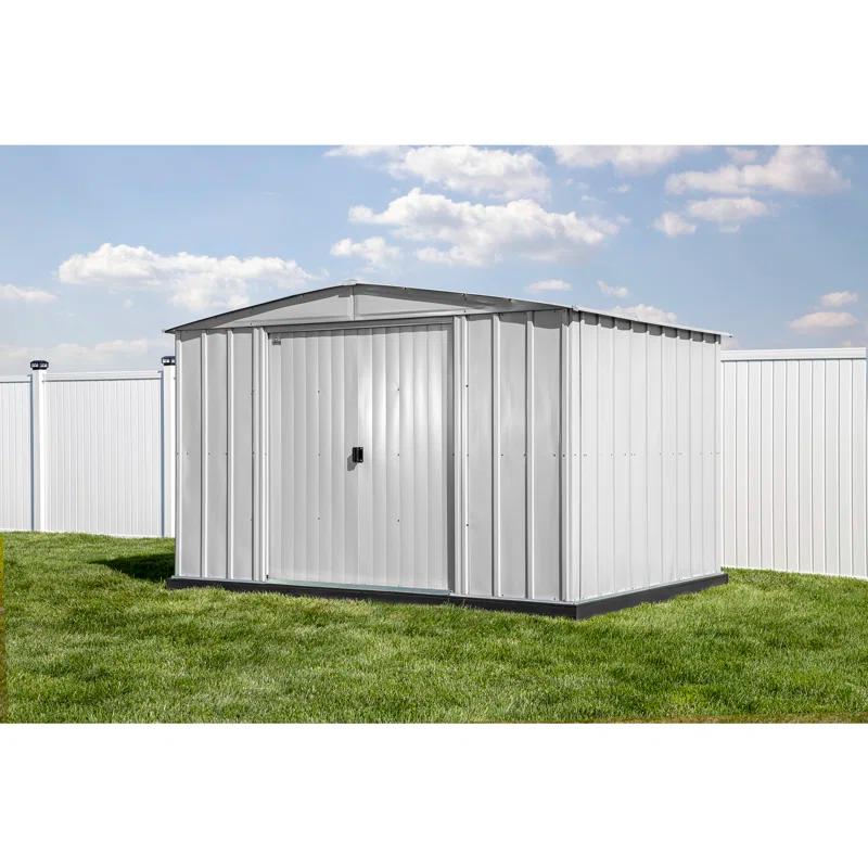 Arrow 10 ft. W x 8 ft. D Metal Storage Shed