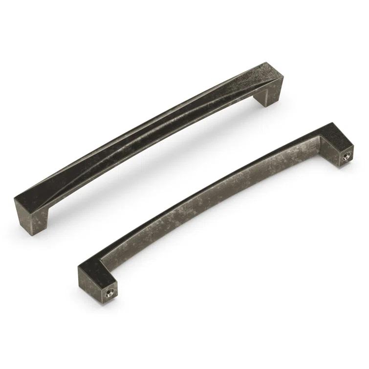 Hickory Hardware Crest Kitchen Cabinet Handles, Solid Core Drawer Pulls for Doors, 6 5/16" (160mm)