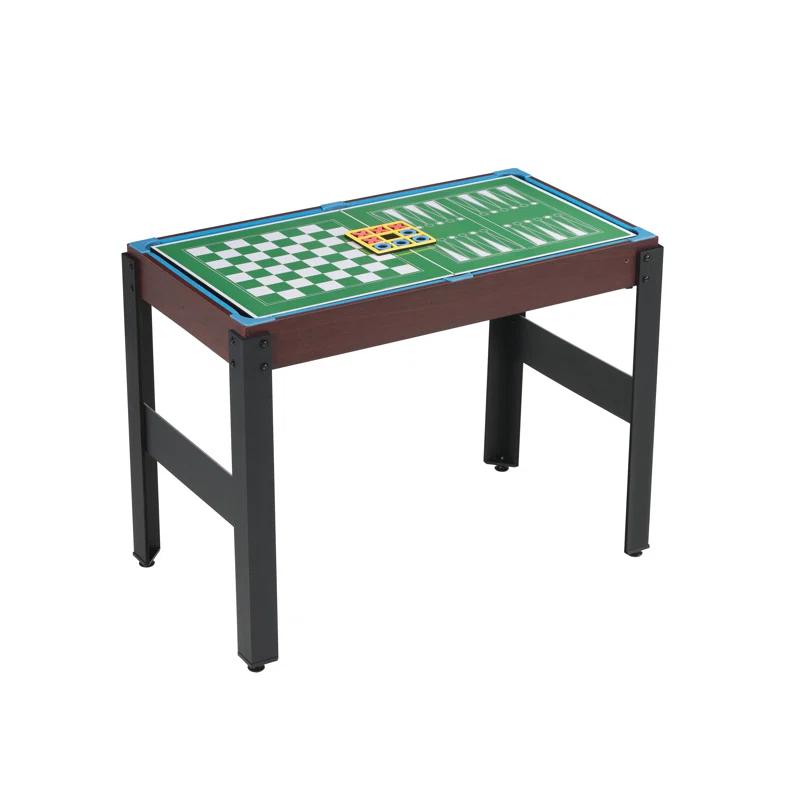 iYofe 16-In-1 Multi-Game Combination Table Includes Basketball, Table Tennis, Billiards, Push Hockey, Launch Football, Baseball, Mutter Toe And Skee Bean Bag Toss