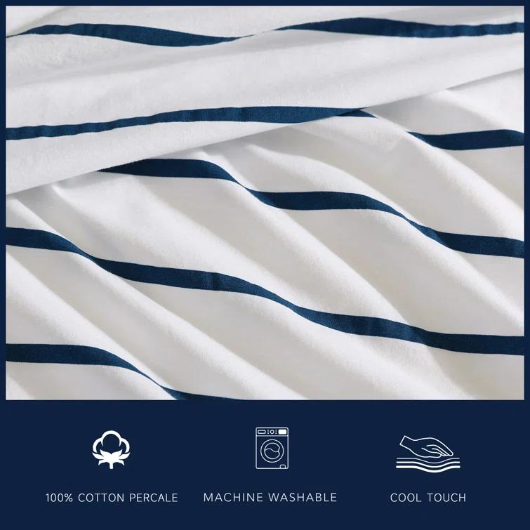 Nautica Nautica Printed Cotton Percale Sheet Sets