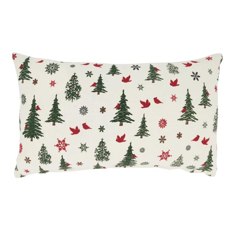 Saro Nadalia Collection Cotton Throw Pillow