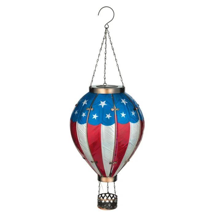 Regal Art & Gift Hot Air Balloon Solar Lantern XLG - Americana