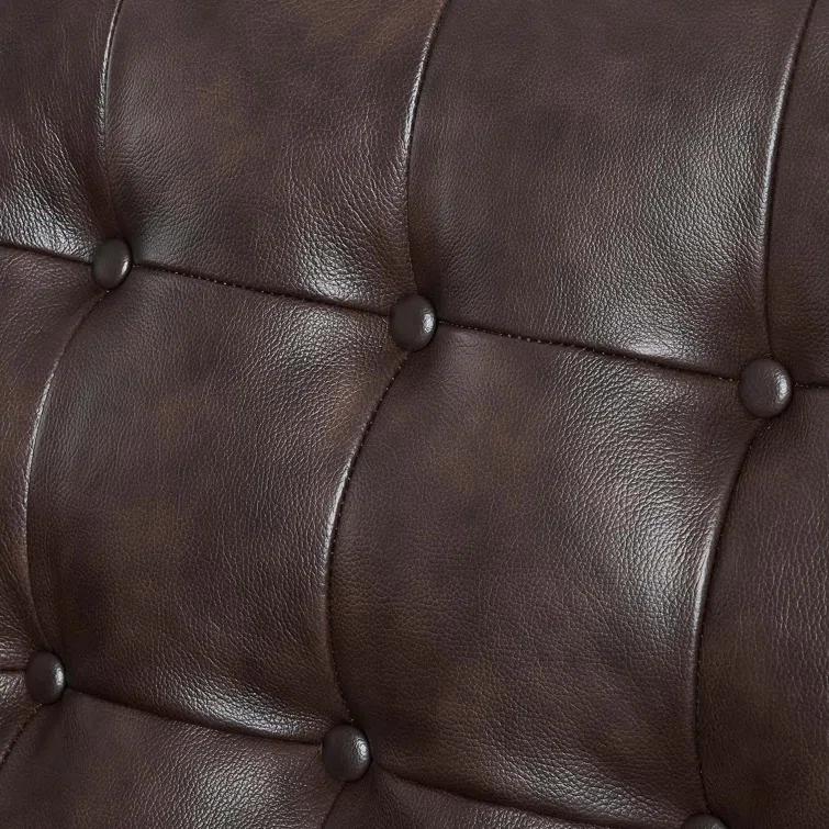 Modway Modway Exalt Tufted Leather Loveseat