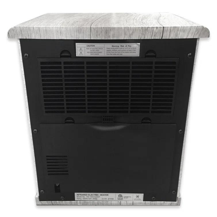 Heat Storm Heat Storm 1500 Watt 5200 BTU Electric High Efficiency Cabinet Space Heater with Adjustable Thermostat , Remote Included and with Digital Display
