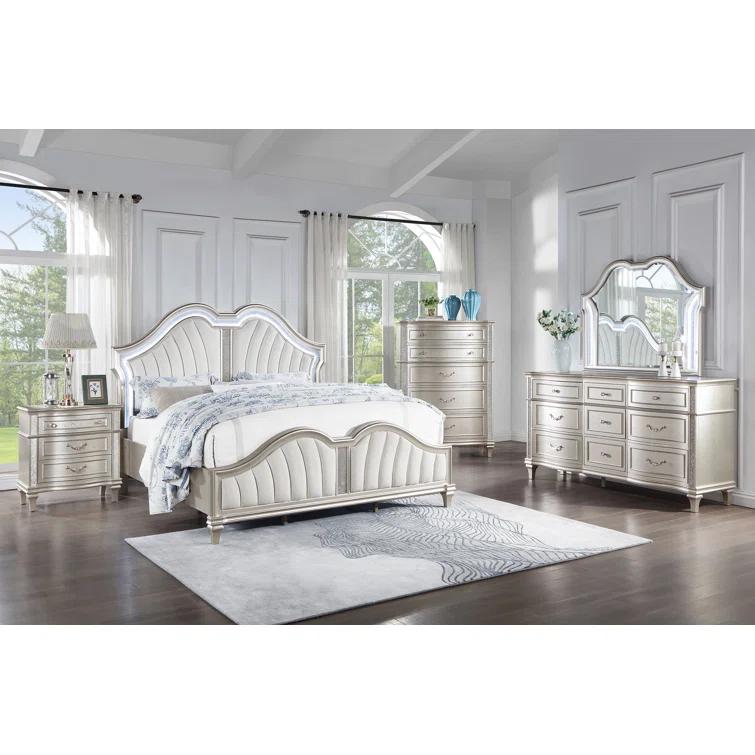 Willa Arlo™ Interiors Swampscott 5-piece Eastern King Bedroom Set Silver Oak