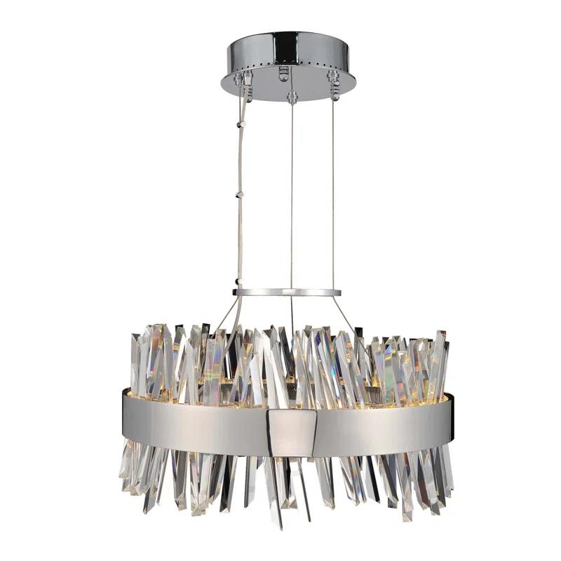 Allegri by Kalco Lighting Glacier 1 - Light LED Unique/Statement Pendant