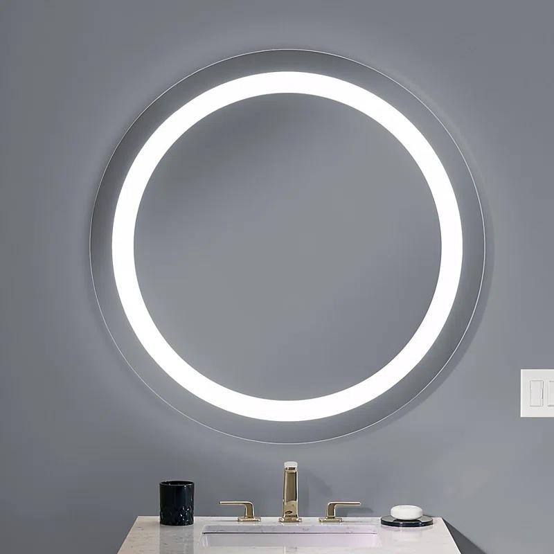 Robern Vitality Lighted Mirror Collection Modern & Contemporary Frameless Lighted Bathroom / Vanity Mirror