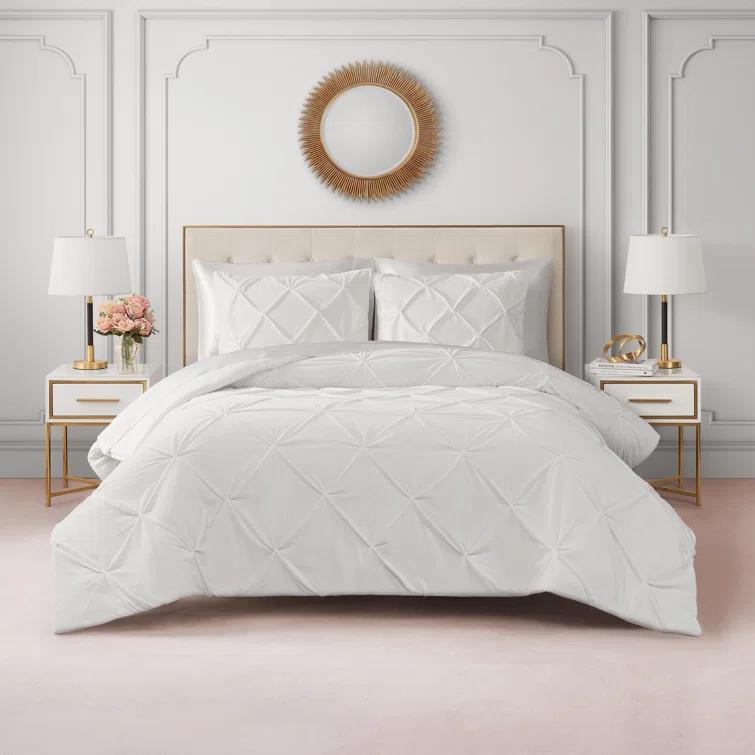 Juicy Couture Juicy Couture Kiss Pleat Plush Micromink Comforter Sets