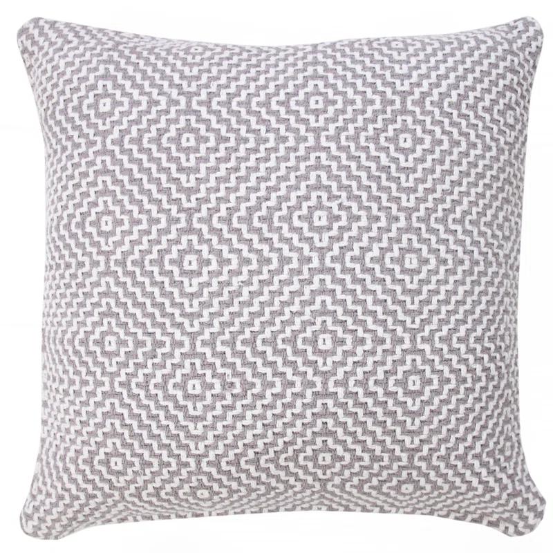 George Oliver Droitwich Geometric Cotton Reversible Throw Pillow