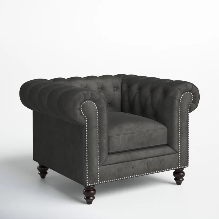 Ophelie Upholstered Chesterfield Chair