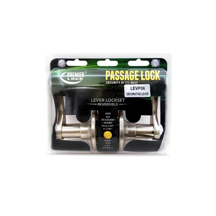 Premier Lock Passage Door Lever, Decorative