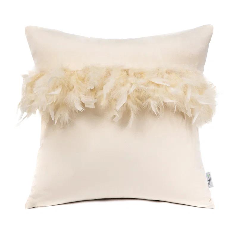 Phantoscope Feather Pillow Cover Pillow Cover (Set of 2)