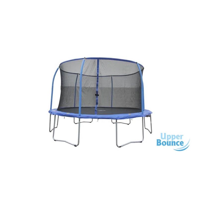 Upper Bounce Machrus Upper Bounce 12 x 12 FT Square Trampoline Set with Premium Top-Ring Enclosure and Safety Pad