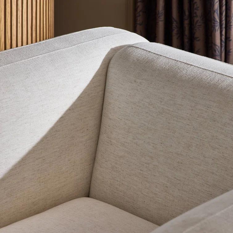 Nara 35.5'' Luxurious Brown Swivel Armchair with Soft Upholstery