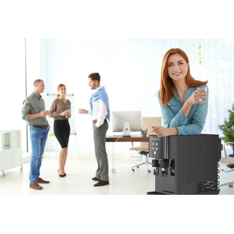 Drinkpod LLC Black Countertop Bottleless Electric Filtered Water Dispenser