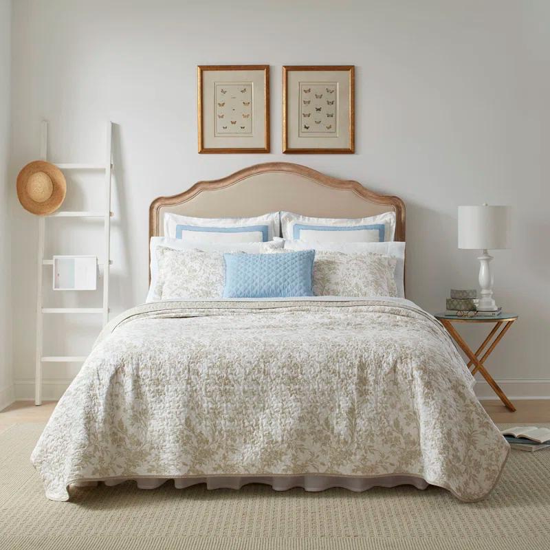 Laura Ashley Amberley Reversible Cotton Quilt Set