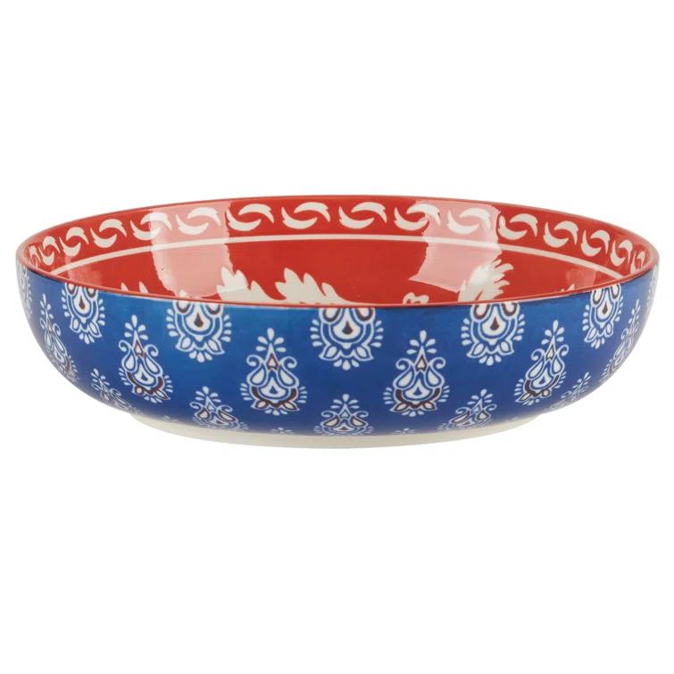 Certified International Panache Set of 6 Soup Pasta Bowl 6 asst 9.25in Diam x 2.25in 40oz (Set of 6)