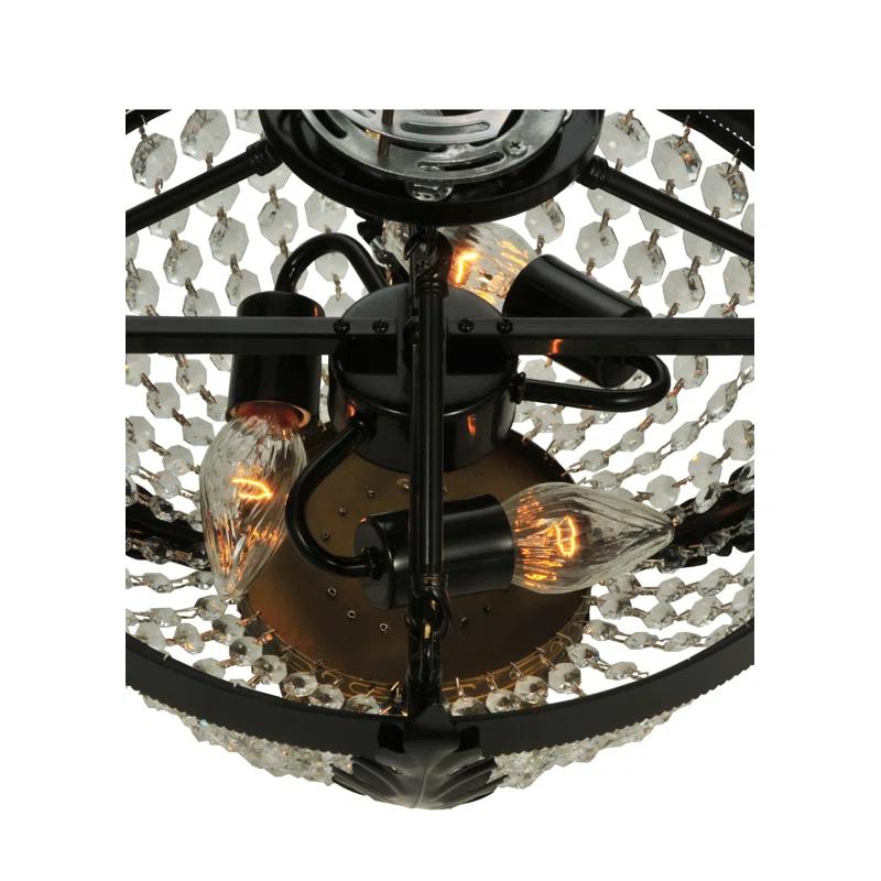 Glass Semi Flush Mount