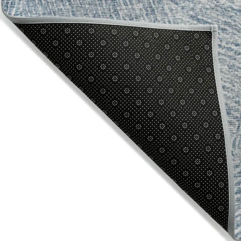 Machine Washable Indoor/Outdoor Chayden ACN991 Denim Rug