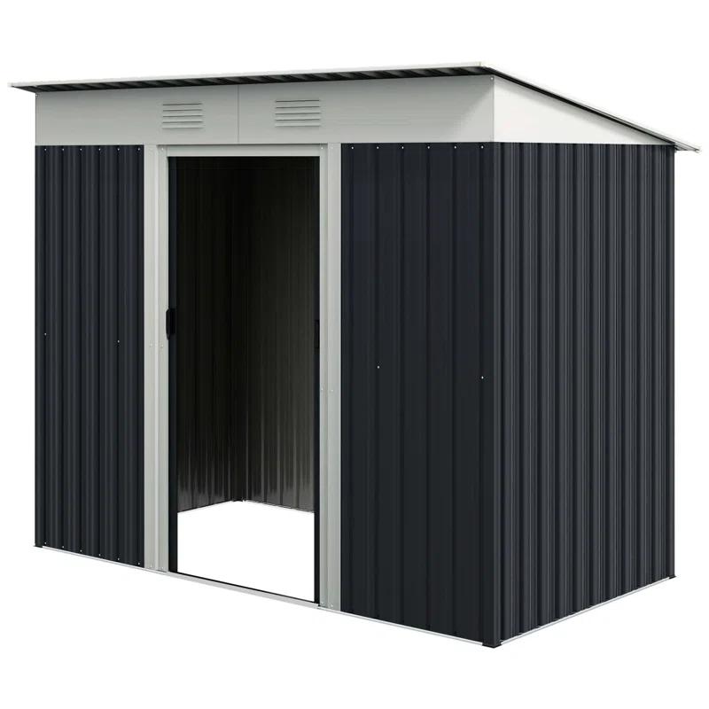 Outsunny 85.5" W x 48" D Storage Shed