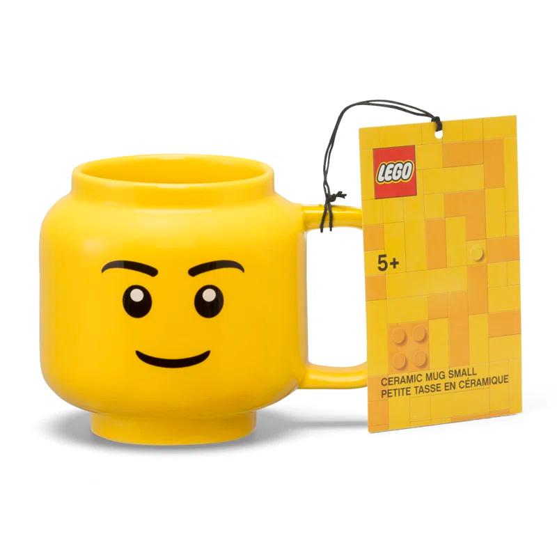 LEGO LEGO: Ceramic Mug Small - Boy - 8.6oz (255 mL), Classic Yellow Minifigures Head
