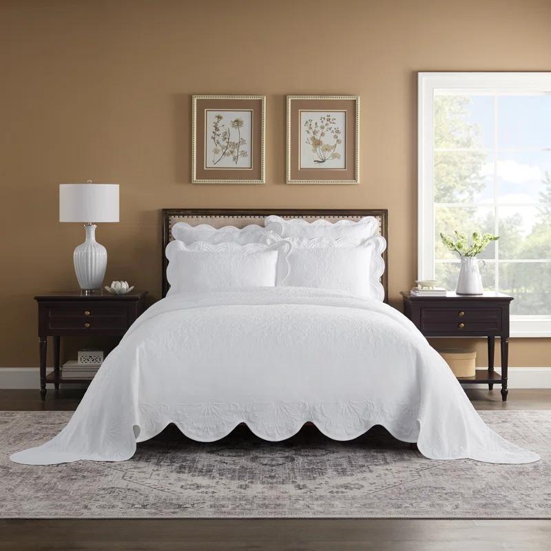 Historic Charleston Historic Charleston Charleston Estate Bedspread, Floral Bedding
