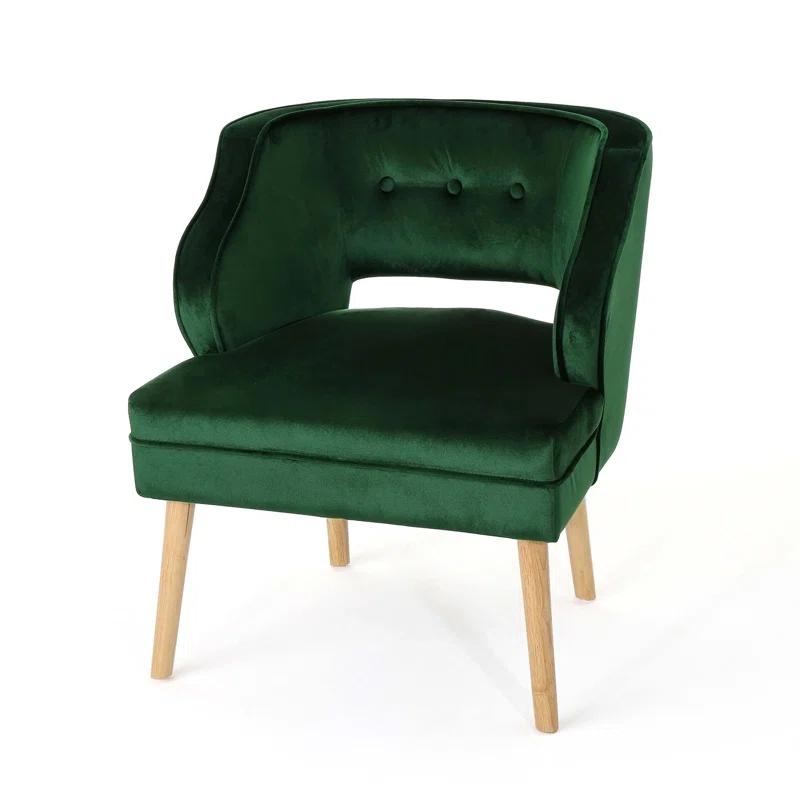 Mercer41 Versatile Mid-Century Trimmed Chair for Every Room in Your Home