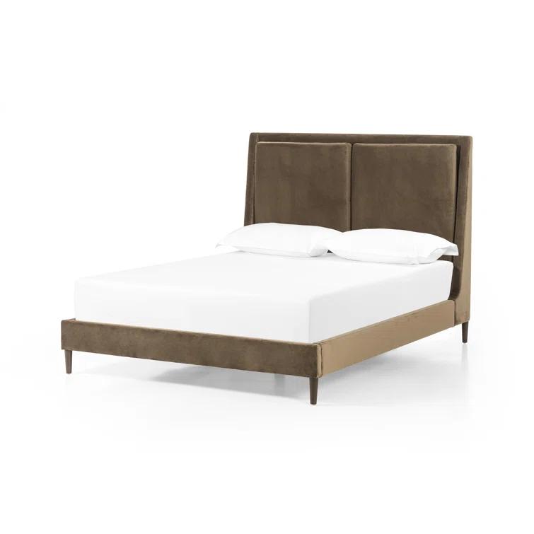 Rexford Platform Bed - Cream / Queen
