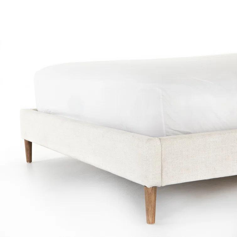Rexford Platform Bed - Cream / King