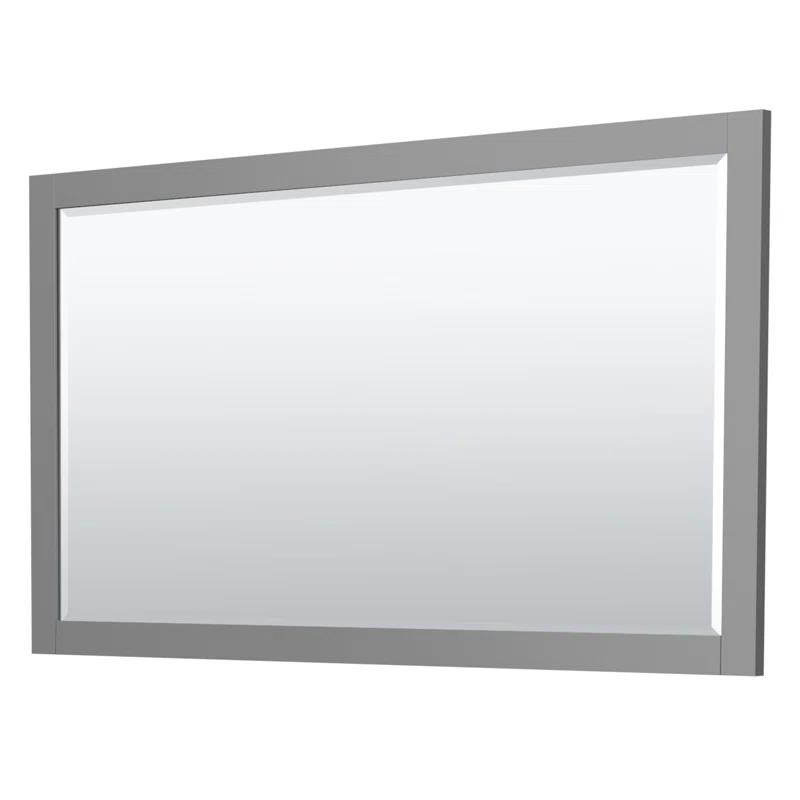 Wyndham Collection Miranda 66" Freestanding Double Bathroom Vanity with Cultured Marble Top with 58" Mirror