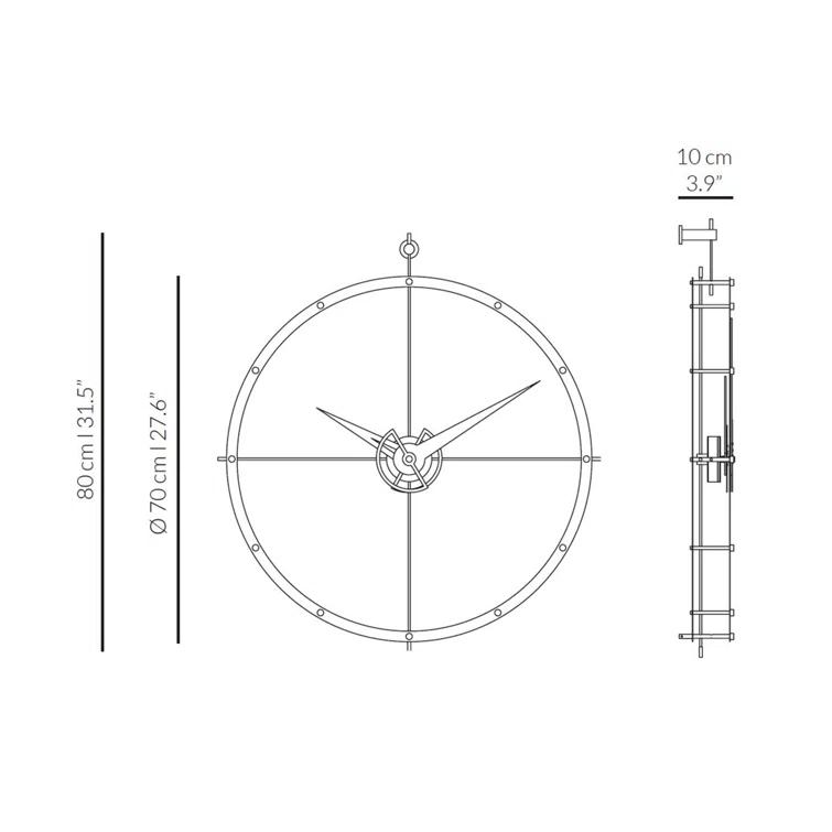 Nomon Metal Wall Clock