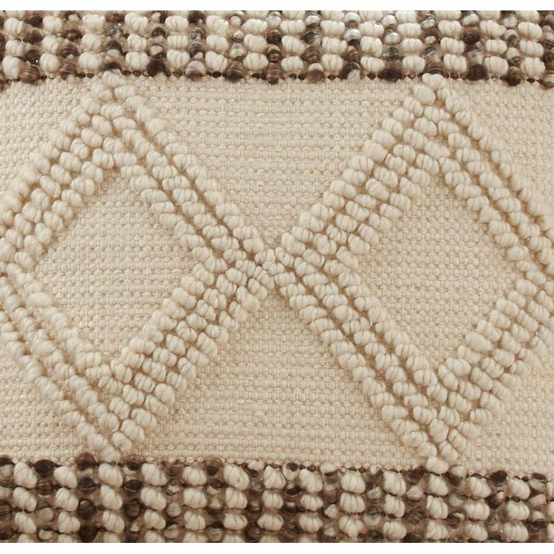 Saro Haniyah Geometric Cotton Blend Throw Pillow