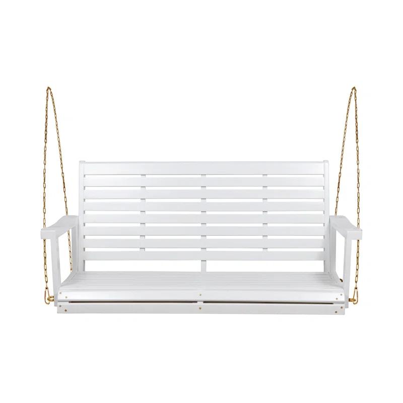 Gracie Oaks Lamp Outdoor Porch Swing
