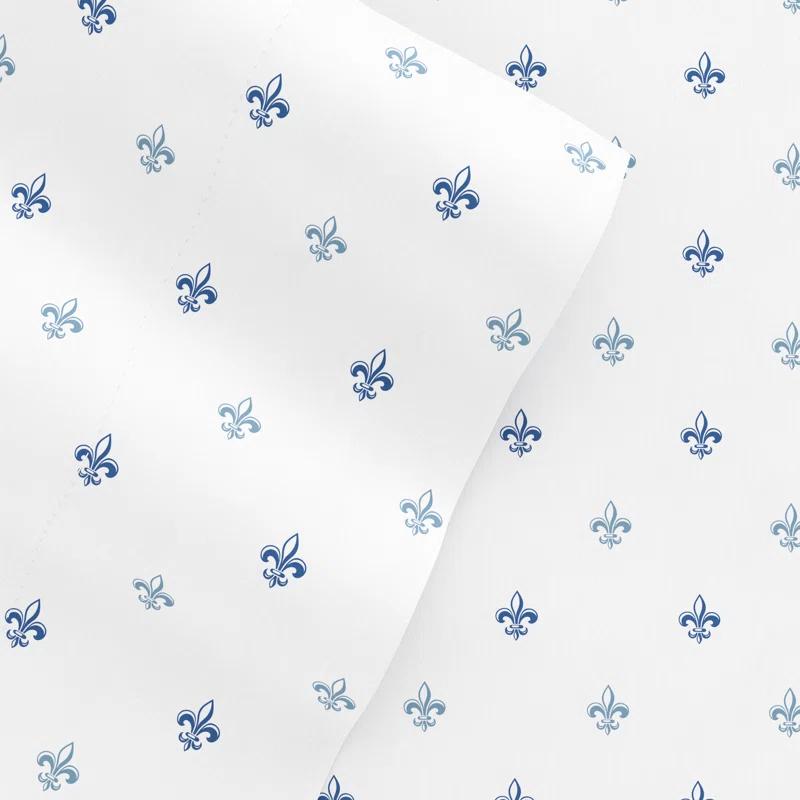 Becky Cameron Home Fleur De Lis Pattern Sheet Set