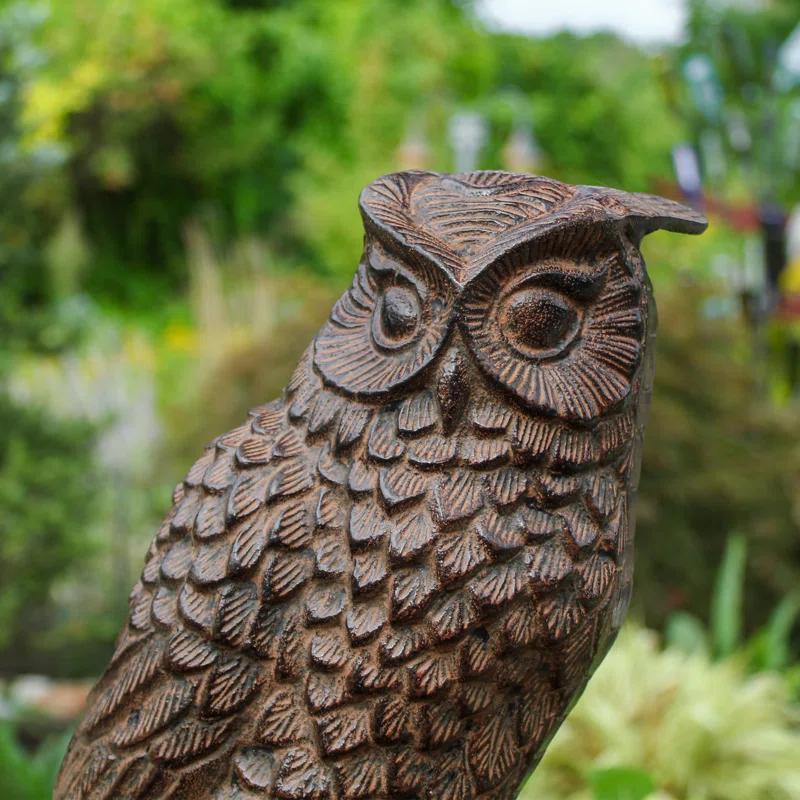 Millwood Pines Shaeffer Bird Metal Garden Statue
