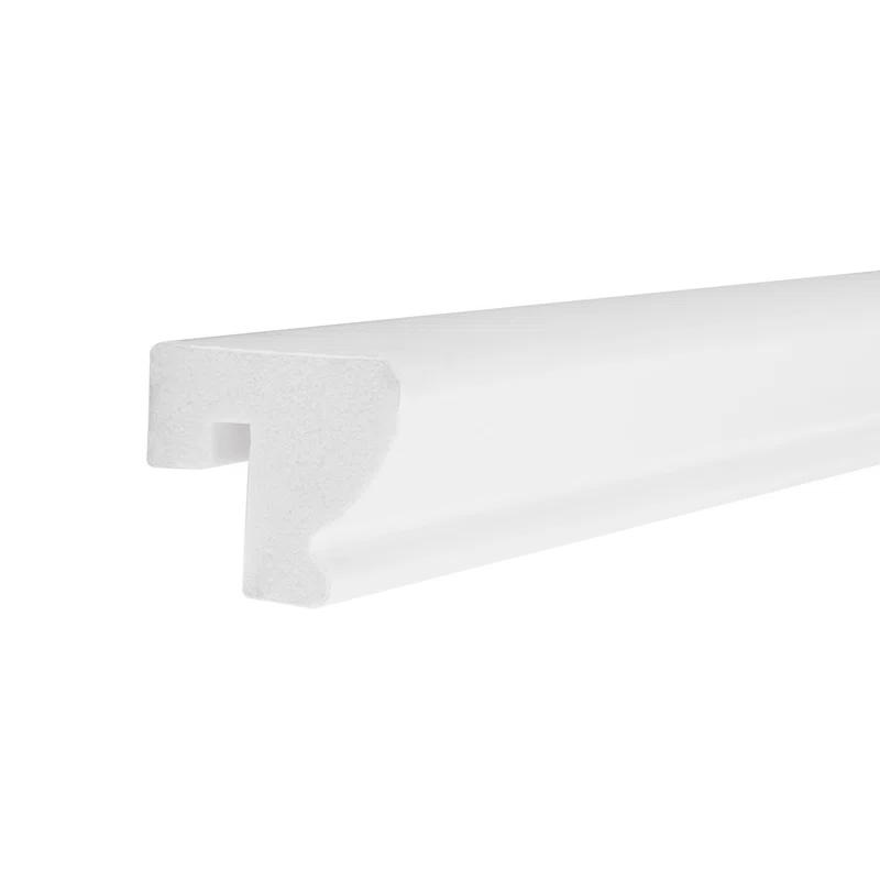 Architectural Products by Outwater L.L.C. Plastic 1 In. X 2-5/8 In. X 96 In. Length Wall Base in Off White (Set of 9)