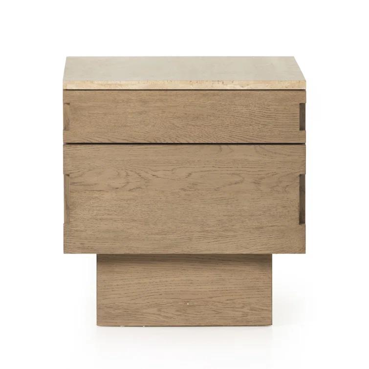 Brecken Nightstand - Natural Oak